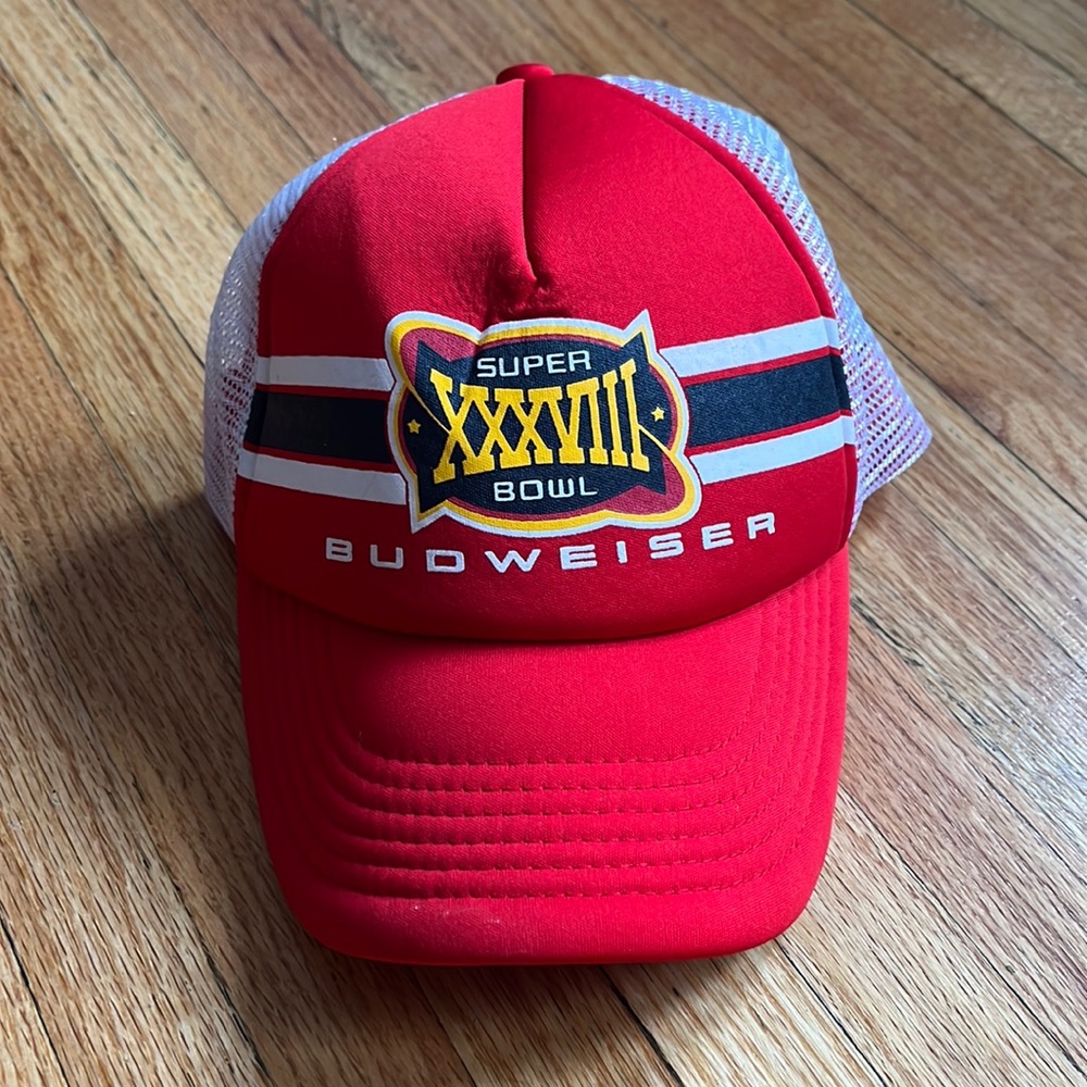 Vintage Superbowl Snapnack / New England Patriots / Carolina Panthers / 2004